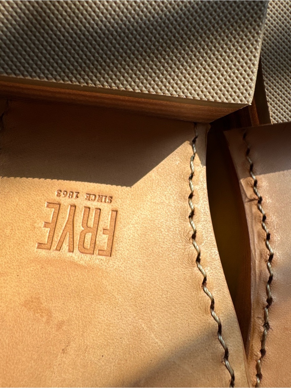 NEW FRYE Campus 14L Boots in Banana Sz: 9 Genuine Leather Tall Boots $498 - Picture 9 of 16